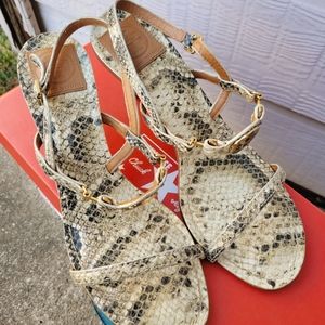 Tory Burch Snakeskin Slingback Heels size 8.5